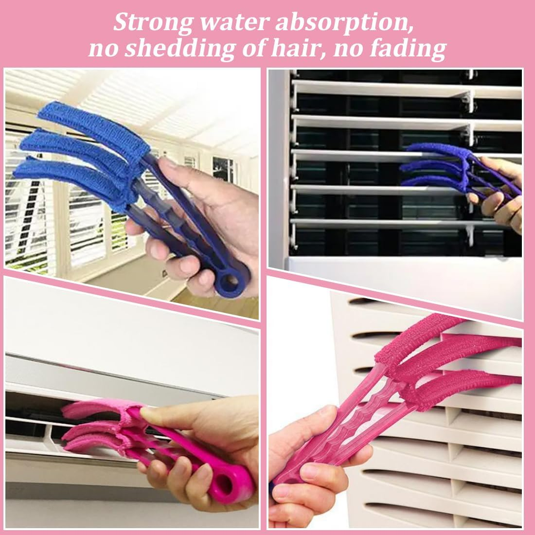 Blind Cleaning Brush, 2 Pieces Blind Cleaner, Duster for Blinds and Electric Fans