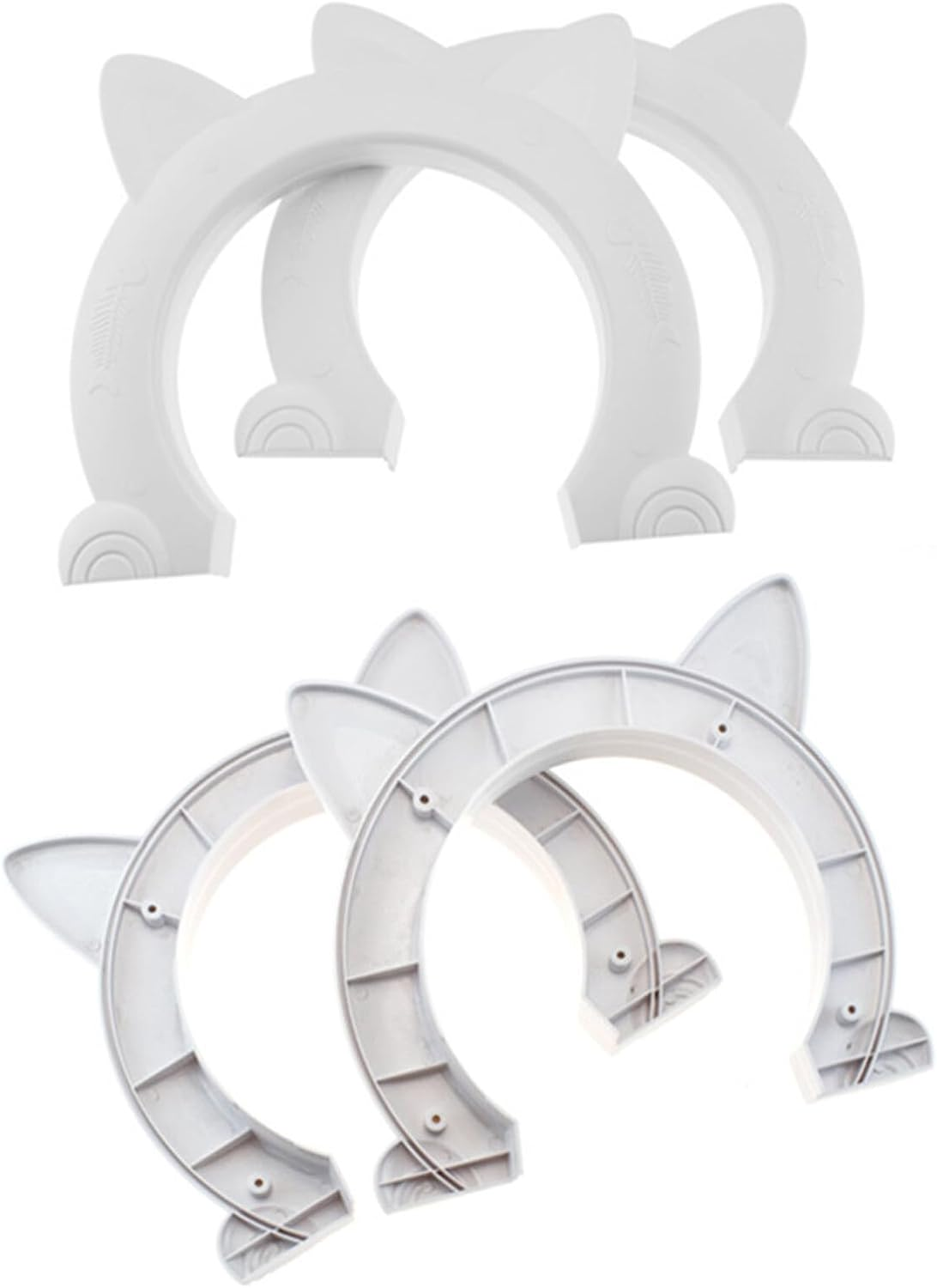 Cat Door Interior, Pet Kitty Safe Door, Cat Door Built in Interior Pet Door, Indoor Cat Door, No Flap, for Indoor Hollow Core or Solid inside Door