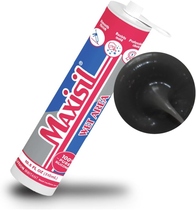 Maxisil Wet Area Silicone Sealant 310Ml - A13 Anthracite