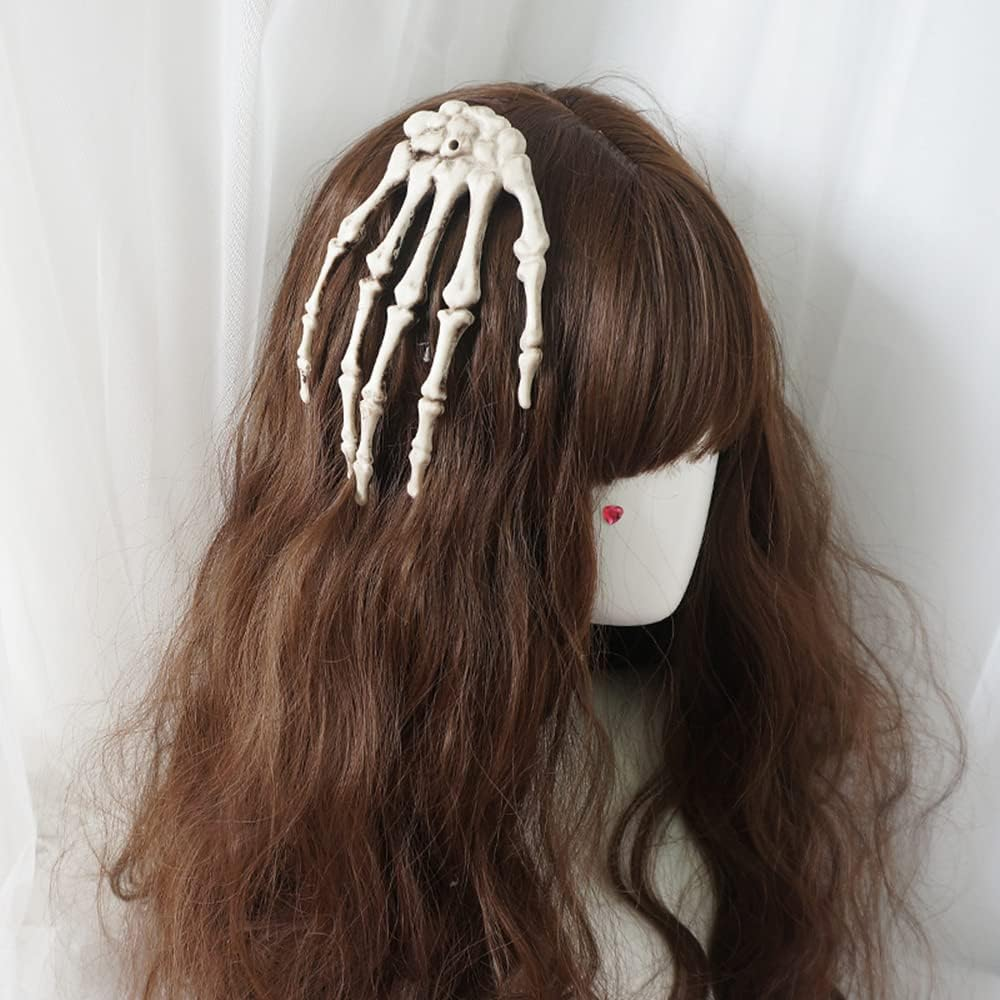 Hair Clips, Phalanges Hair Accessories for Halloween, Dress up Party, Cosplay, No Bend Clips, Fingers image number 1