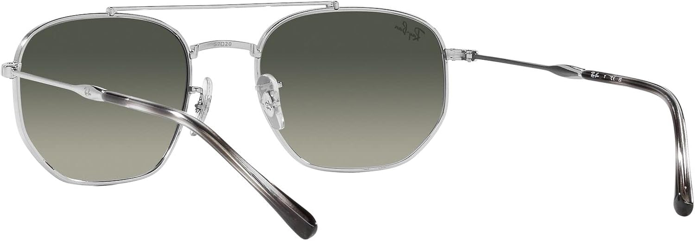 RAY-BAN Non Polarised Sunglasses, 0RB3707, Silver & Grey, 57Mm image number 2