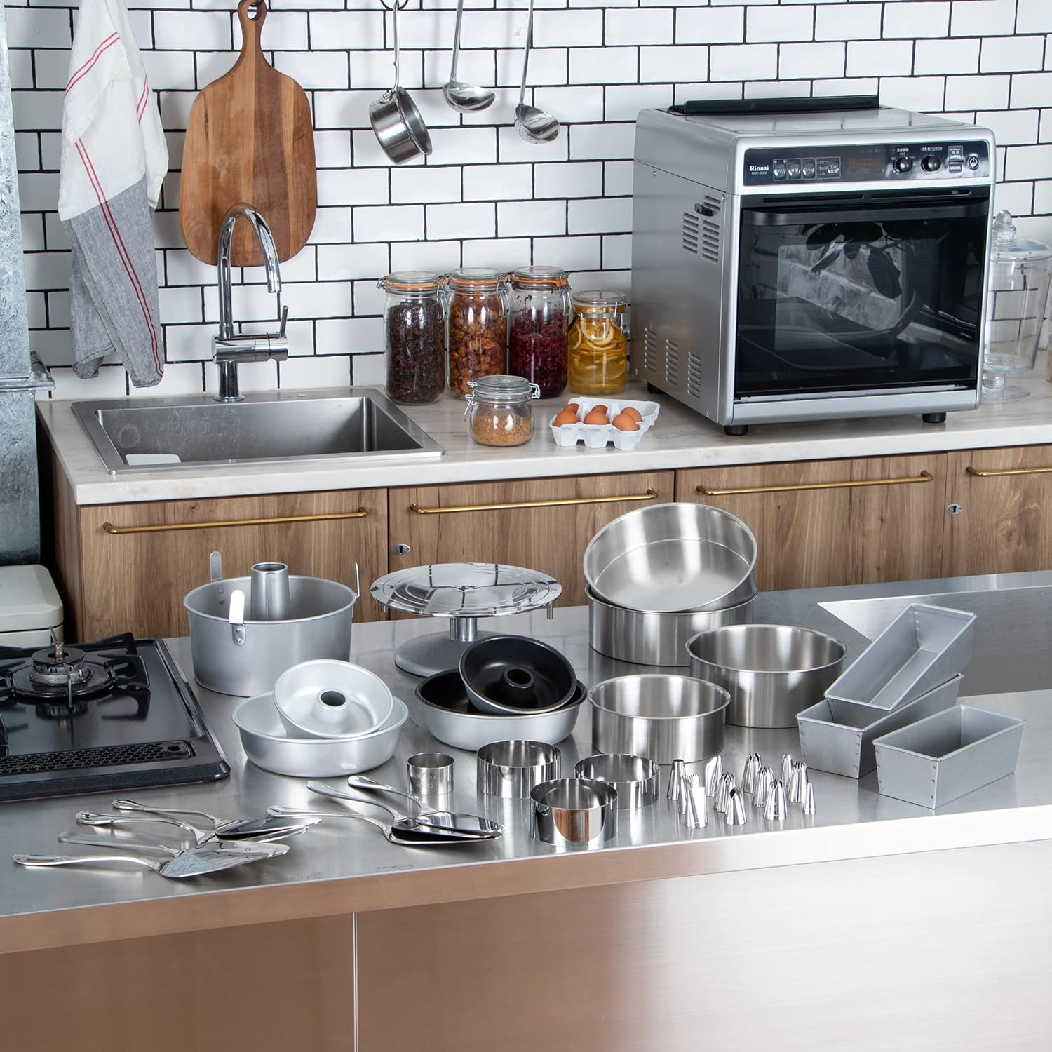 Endoshoji TKG WSH04020 Baking Mold, Chiffon Cake Mold, 7.9 Inches (20 Cm), Ulster Inner Diameter X Depth 7.9 Inches (200 Mm) X Depth 3.9 Inches (100 Mm), Bottom Diameter 7.4 Inches (188 Mm), Alster image number 4