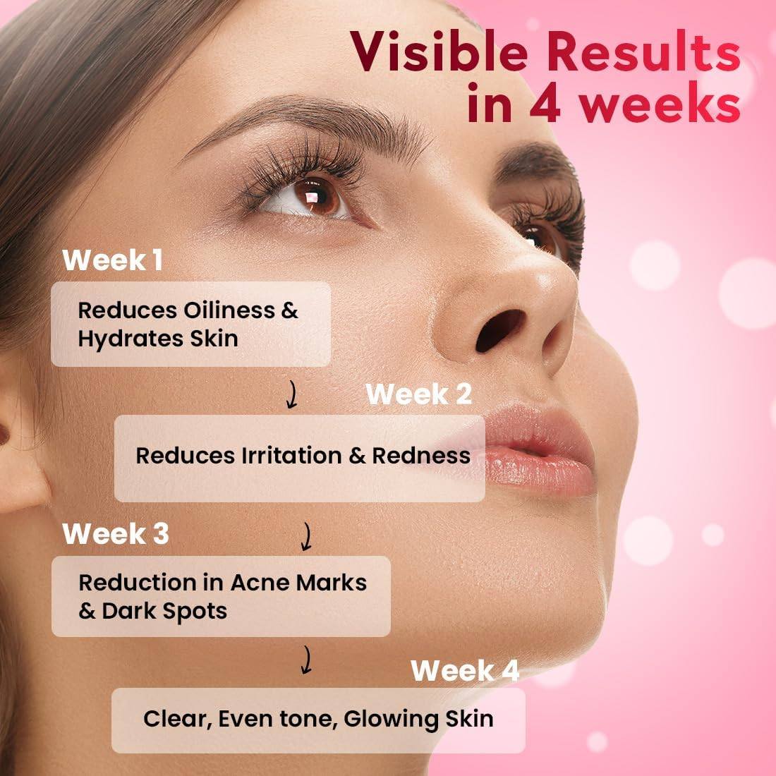 Chicnutrix Outshine &ndash; with Korean 2% Niacinamide + Glutathione + Vitamin C | Helps Brighten Dull Skin, Clears Dark Spots, Blemishes, Acne Marks & Pigmentation | Korean Glass Skin Serum image number 3