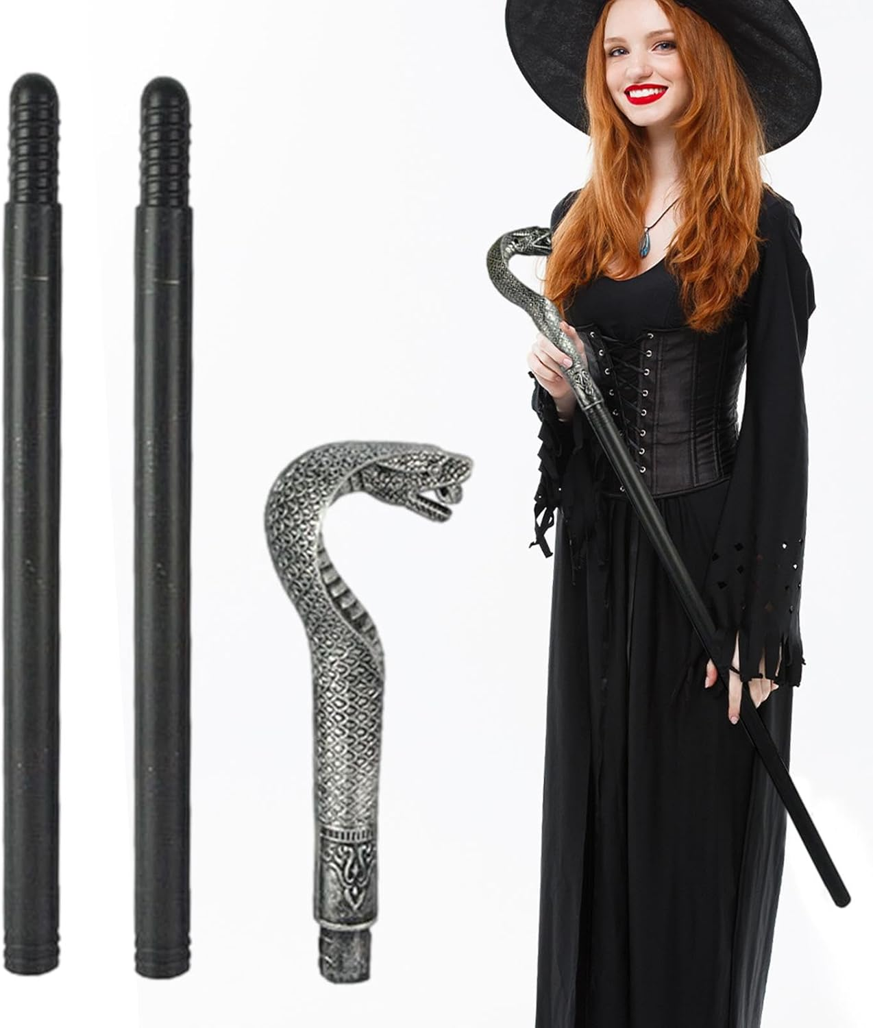 Elegant Prop Stick Dress Pimp Canes | Cane Scepter Walking Wand for Halloween Cosplay King - Festival King Cosplay Scepter Toy, Halloween Photo Prop Accessory Decorations for Kids Adults Puchen