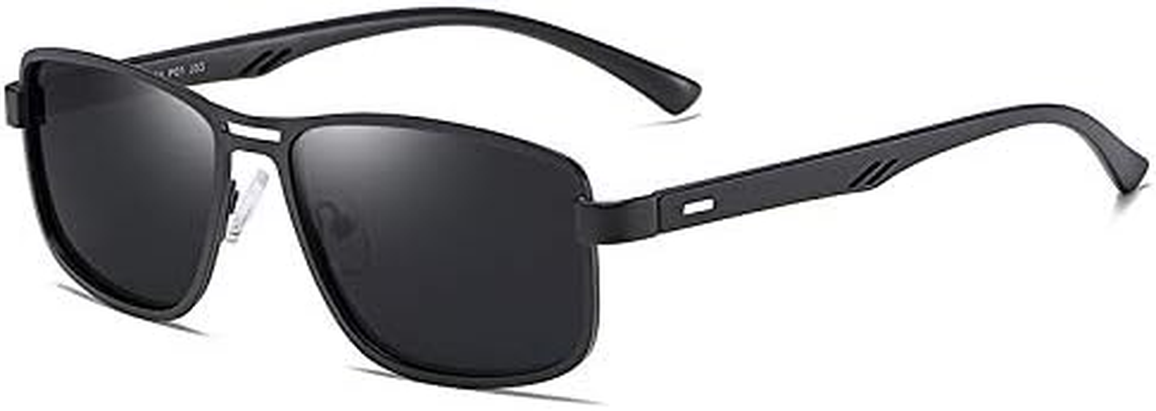 Men Polarized Sunglasses UV400 Protection Lightweight Flexible Frame HD Vision Anti-Glare Driving Shades Comfortable Nose Pads Casual & Outdoor Sports Eyewear