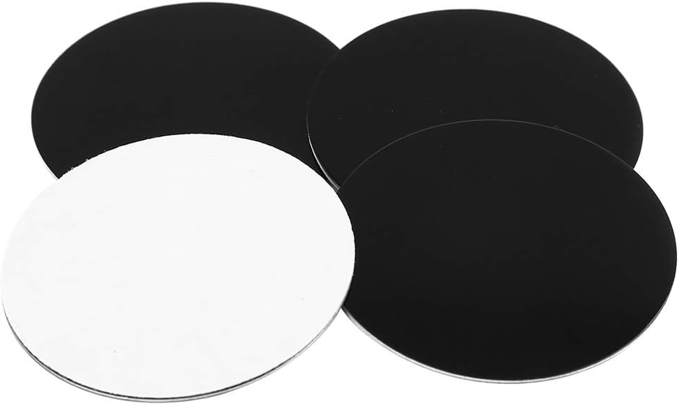 X AUTOHAUX 50Mm Black Car Wheel Center Hub Caps Emblem Badge Decal Sticker 4Pcs image number 4