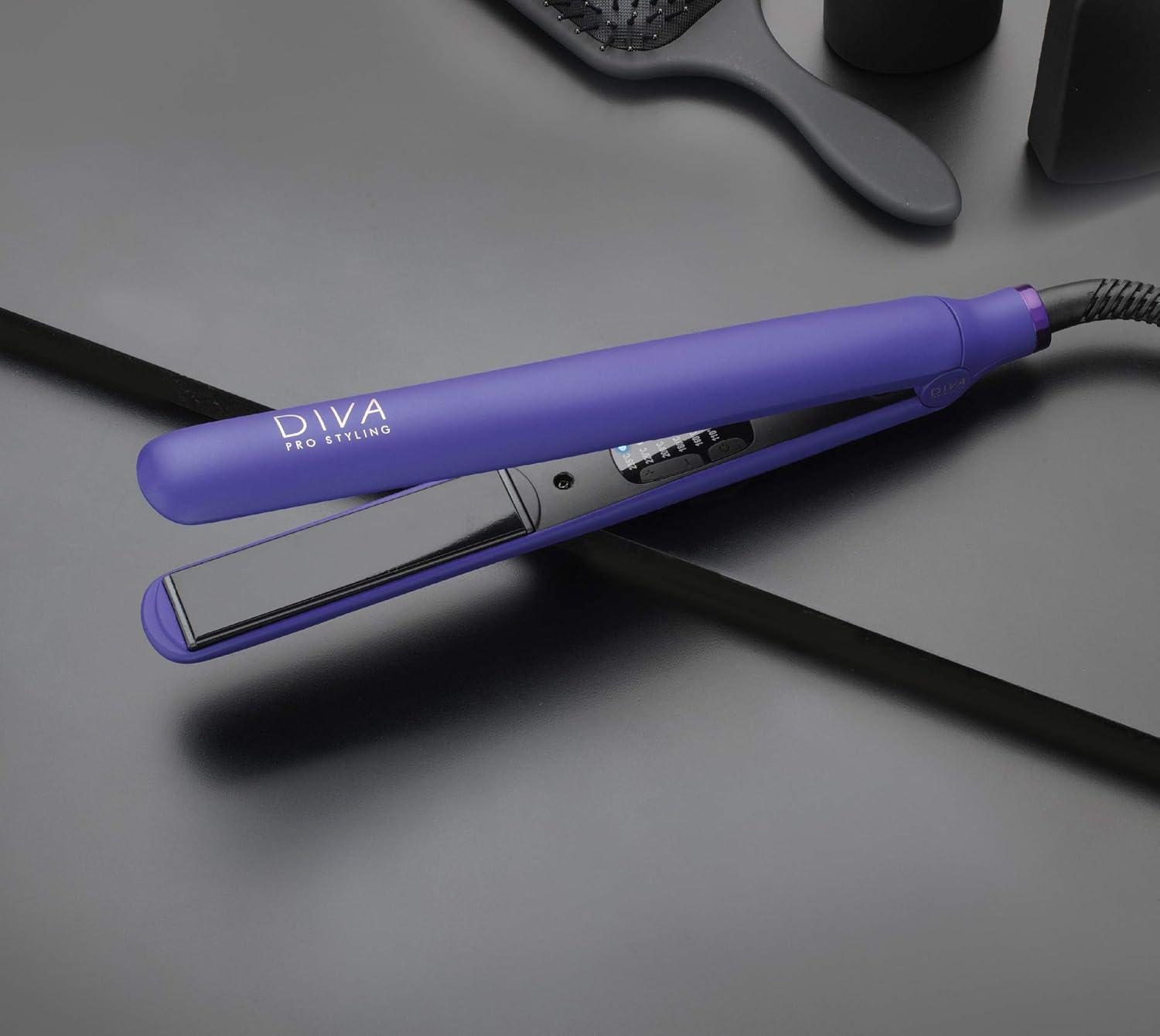 Diva Pro Styling Digital Straightener and Styler, Violet, 700 G
