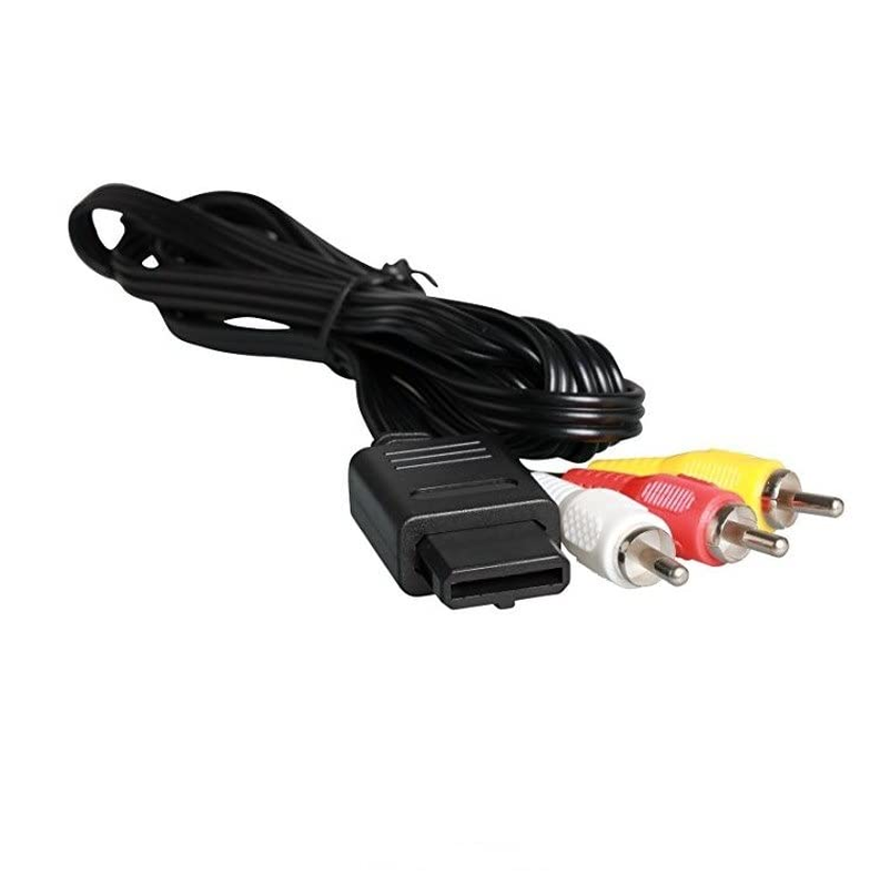 Composite AV Audio Video Cable Compatible with Nintendo 64 (N64), Super Nintendo (SNES) and Nintendo Gamecube Consoles &ndash; 1.8M RCA Lead image number 2