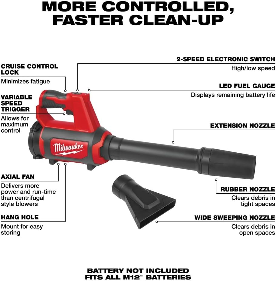 Milwaukee Electric Tool M12 Compact Spot Blower