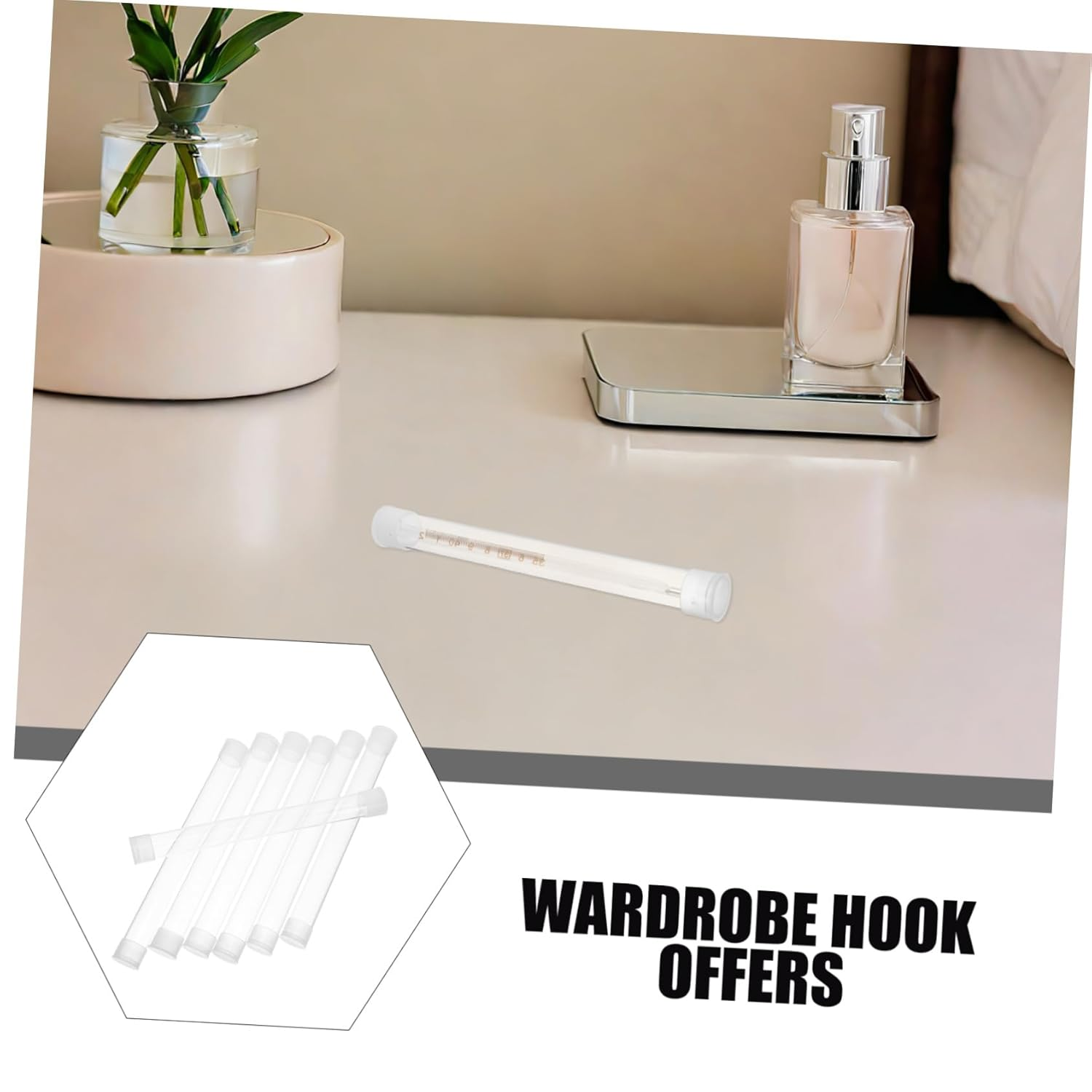 Alipis 10Pcs Thermometer Protection Box Transparent Plastic Case Portable Lightweight Storage Tube for Safe Travel and Home Office Use image number 4