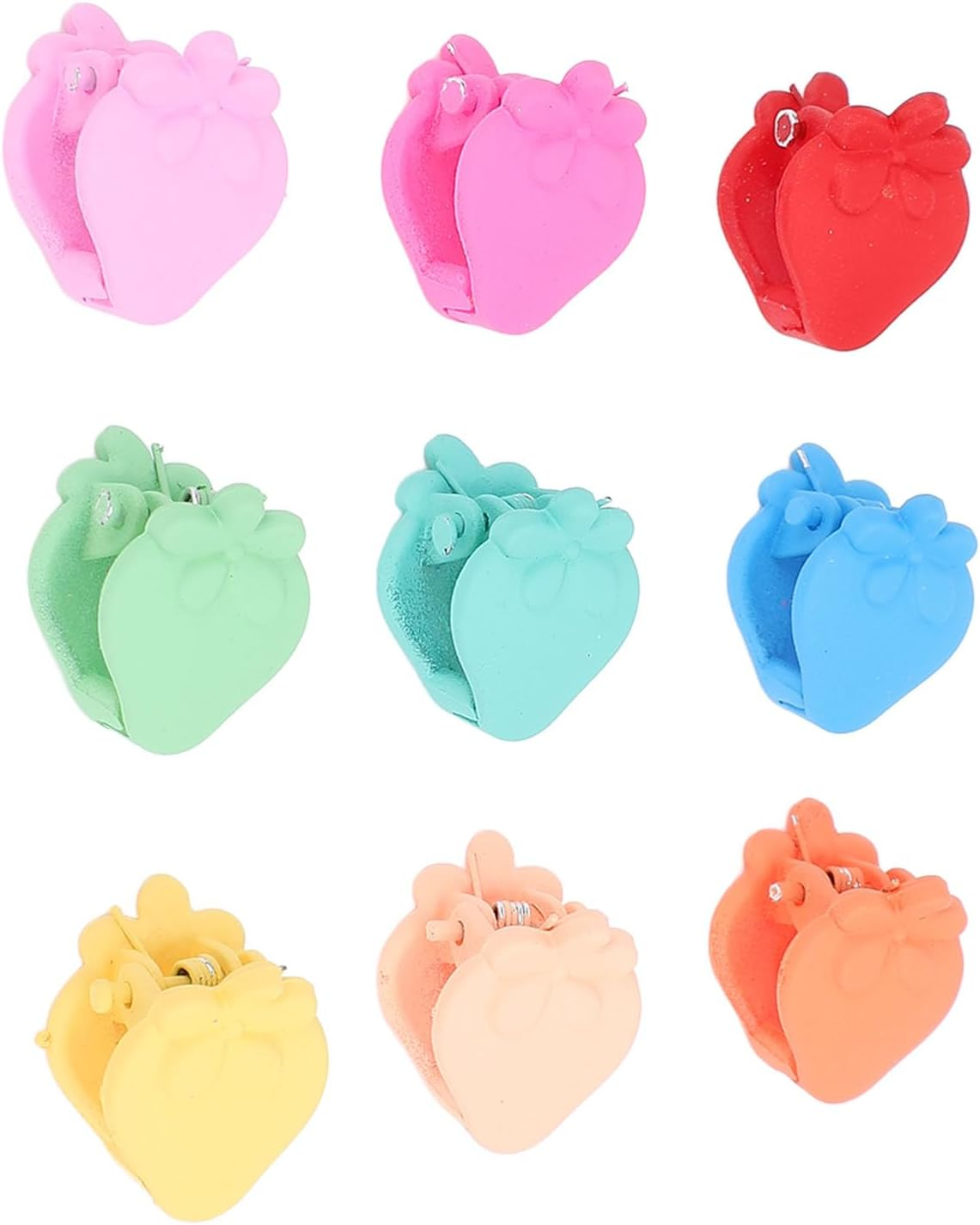 100Pcs Small Hair Claw Clips, Colorful Kawaii Resin Claw Hairpins, Non Slip Colorful Mini Jaw Clips Hair Clamps for Fine Hair, Toddlers, Women, Baby, and Little Girls image number 1