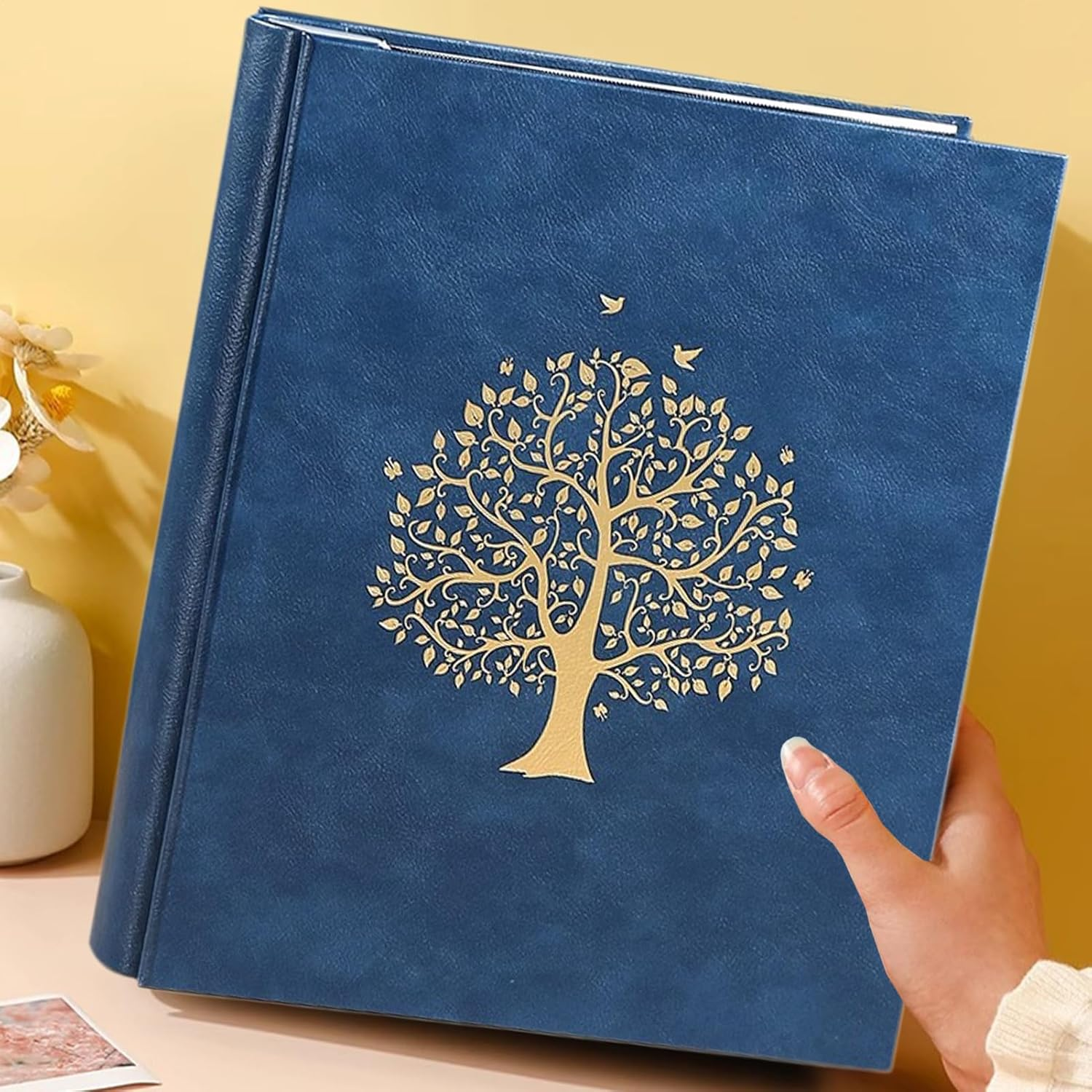 Memorial Album - 7 Inch Photo Collection Book, Scrap Storage Book | Wear-Resistant Photo Book Design, Memories Keepsake Book with Large Capacity Mat for Kids Growth Record image number 2