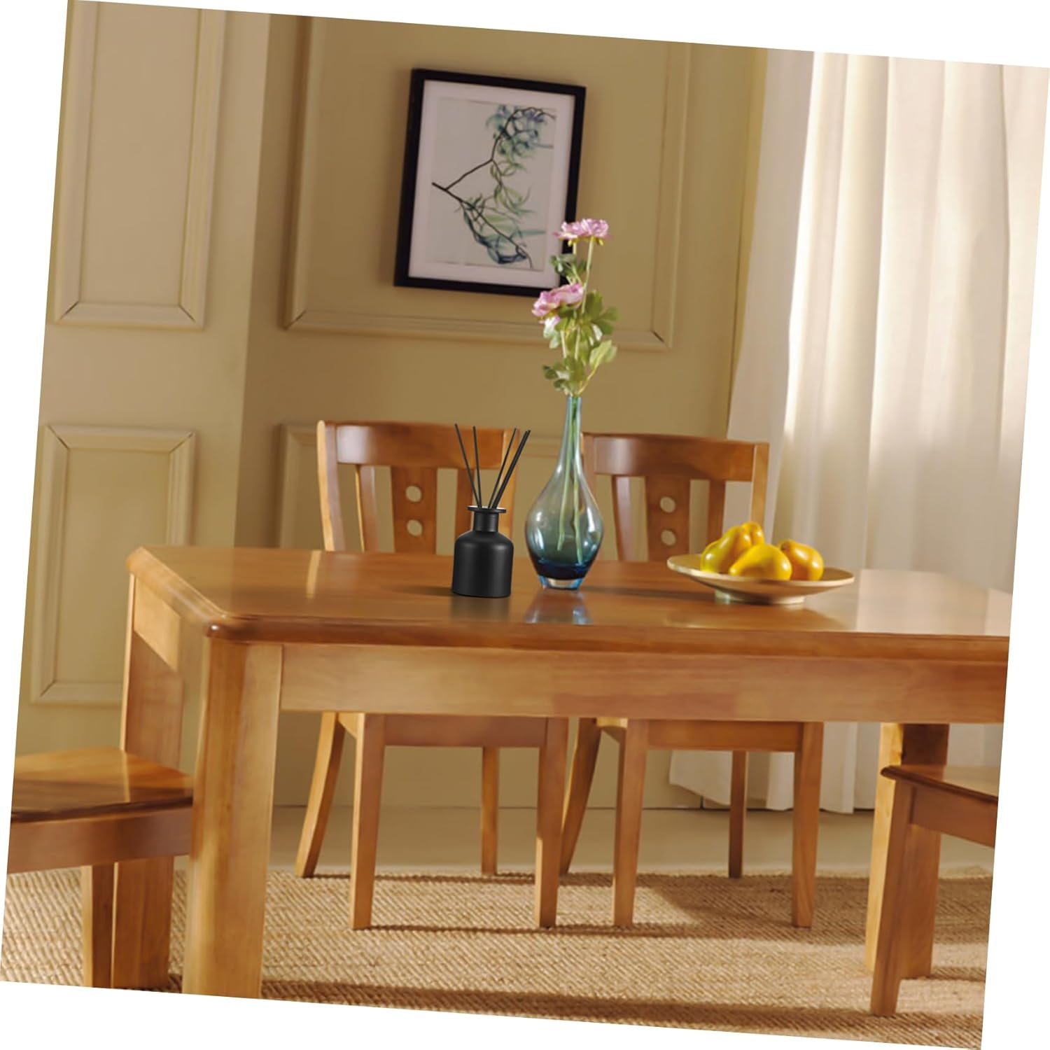 2Pcs Refillable Fragrance Bottles round Glass Jars 150Ml Empty Diffuser Bottle Set Glass Cylindrical Aroma Diffuser Vase for Home Decoration and Relaxation