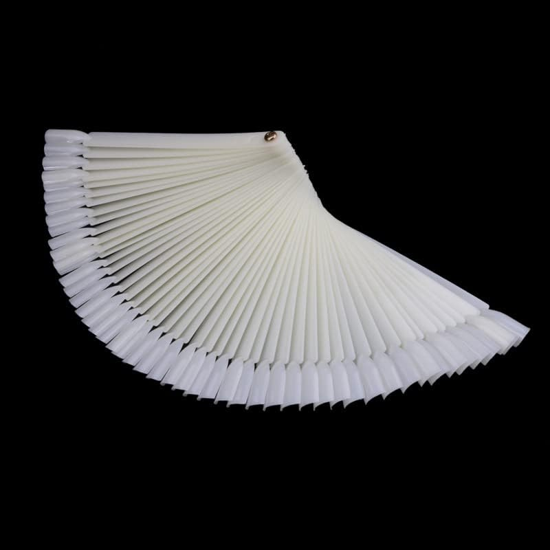 50PCS False Fake Nail Polish Colour Display Wheel Chart Sticks Tips Swatch Item C