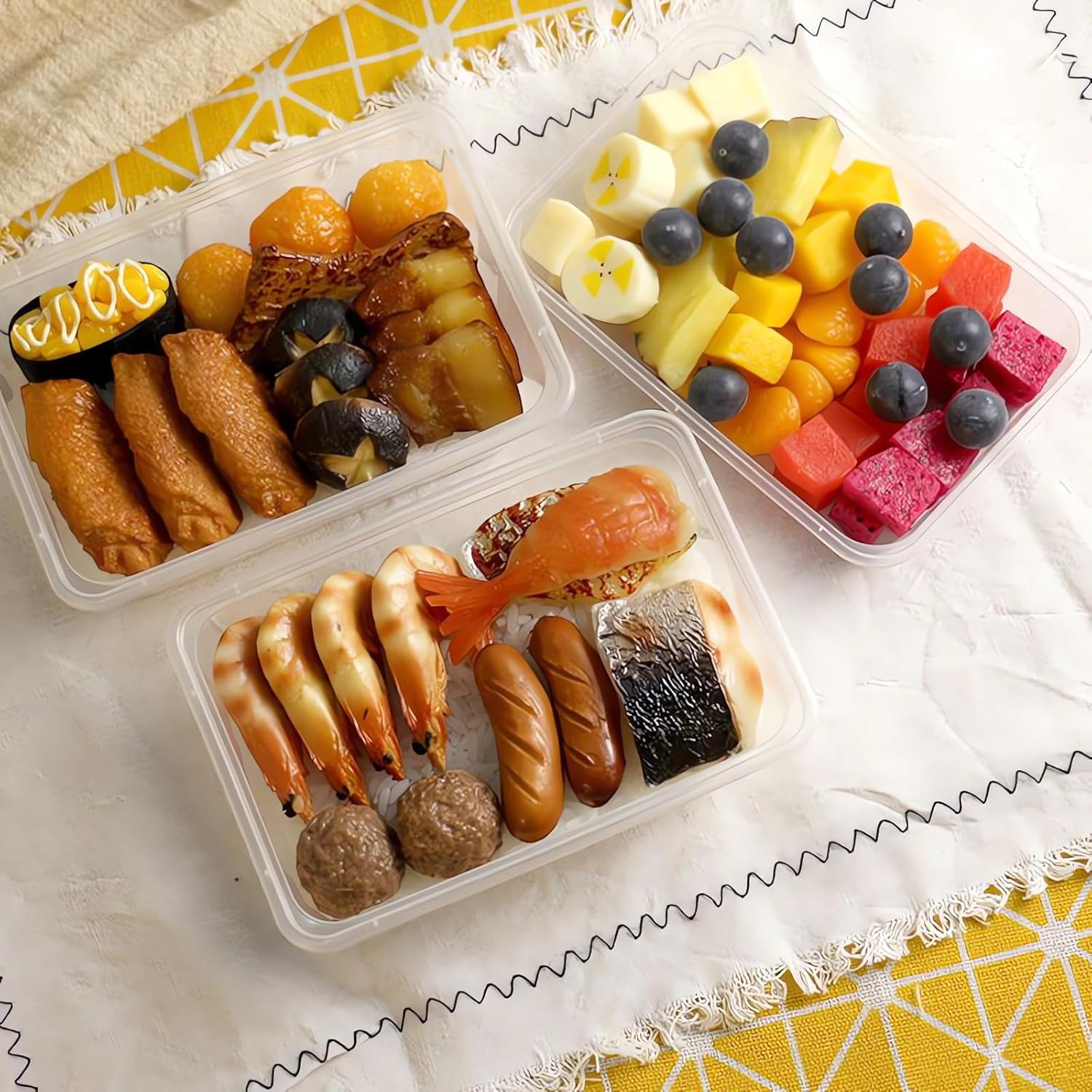 650Ml Takeaway Container with Lids,Bpa Free,Can Be Refrigerated and Microwaved Sealed and Leak-Proof, It Is Utilized for Restaurant Takeout, Picnic, Fruit and Snack Takeout（50 Set） image number 1