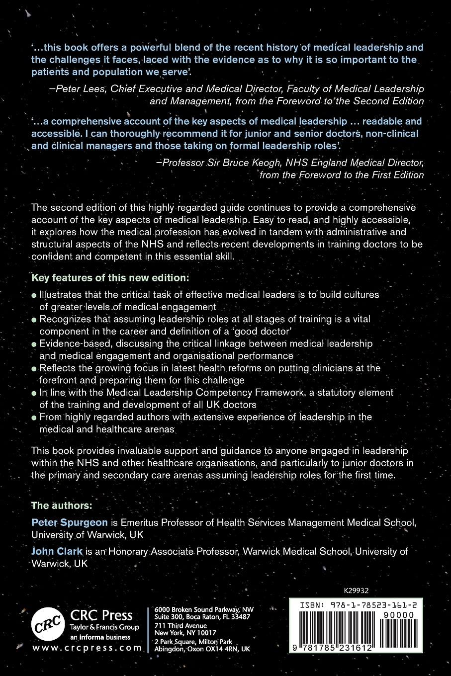 Medical Leadership: the Key to Medical Engagement and Effective Organisations, Second Edition