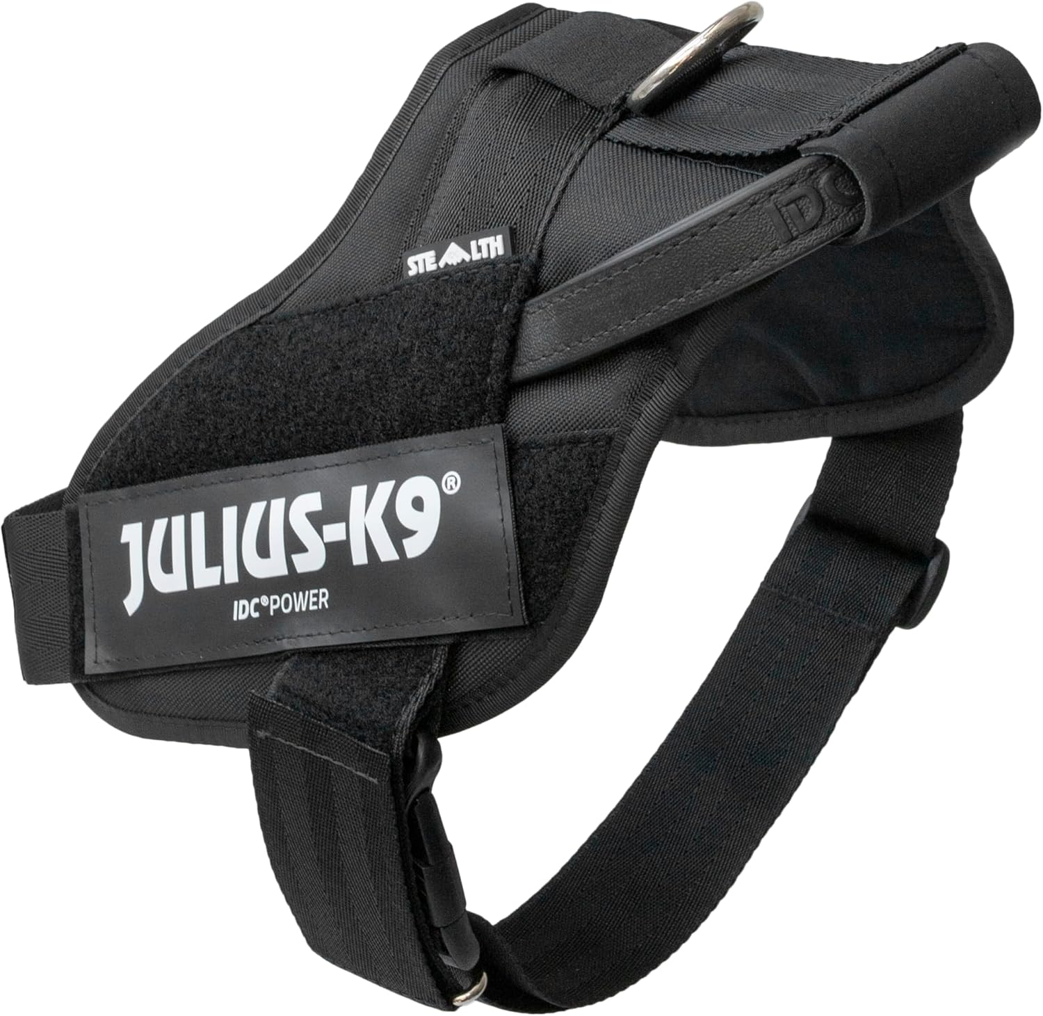 Julius-K9 16STEALTH-P-2 IDC Stealth Powerharness for Dogs, Size 2, Black image number 4
