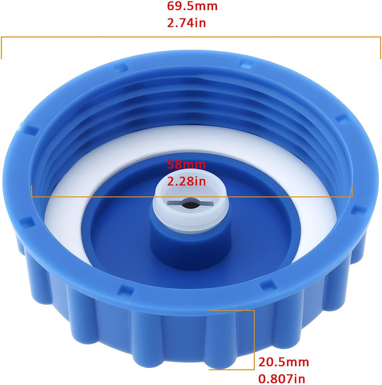 2PCS Parking Heater Fuel Cap 58Mm Tank Cover for 58Mm outside Caliber image number 6