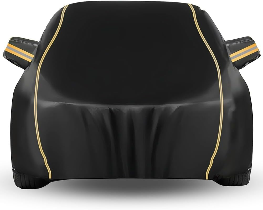 Car Cover Custom for Toyota Caldina,Full Car Cover Waterproof Breathable All Weather Snow Sun Uv,Outdoor Car Tarpaulin with Side Zipper and Four-Wheel Windproof Rope