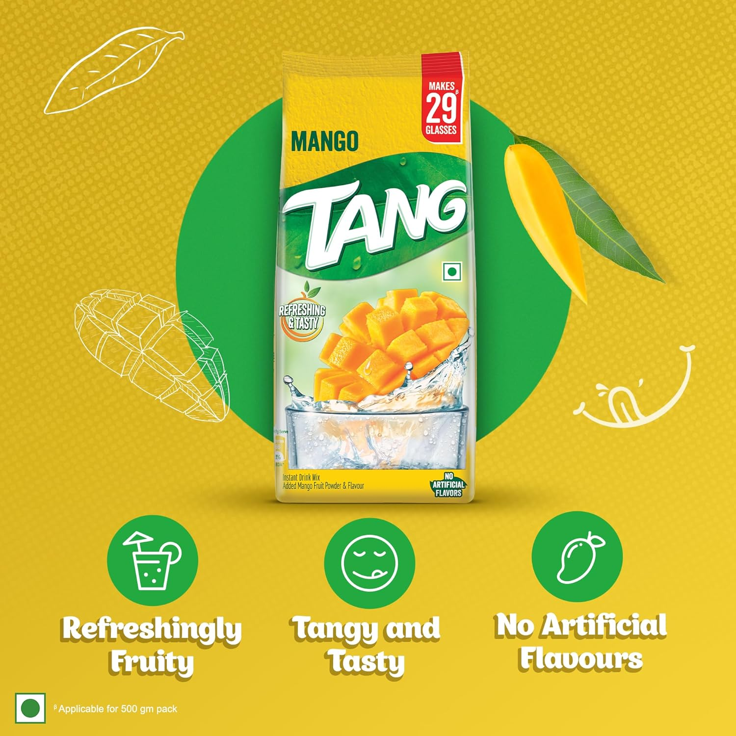 Tang Mango Drink 500 G image number 5