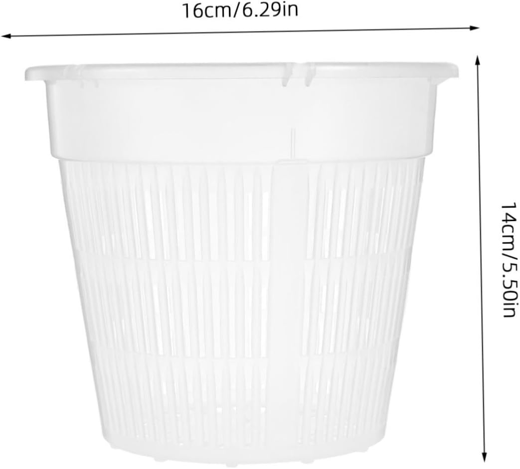 Parliky 4Pcs Hydroponic Vegetable Planting Baskets Outdoor Indoor Garden Supplies Aquarium Planting Baskets Soil Growing