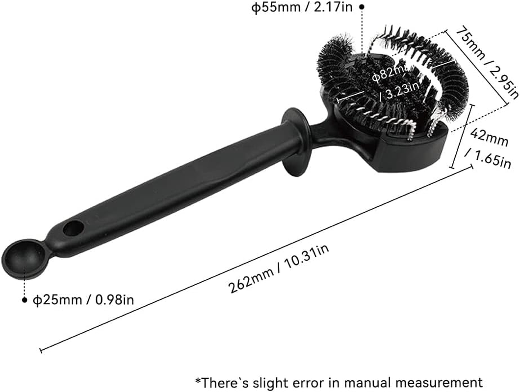 Watchget Espresso Coffee Machine Cleaning Brush with Detachable 360&deg; Nylon Bristles - Group Head Cleaning Tool V2 58Mm image number 4