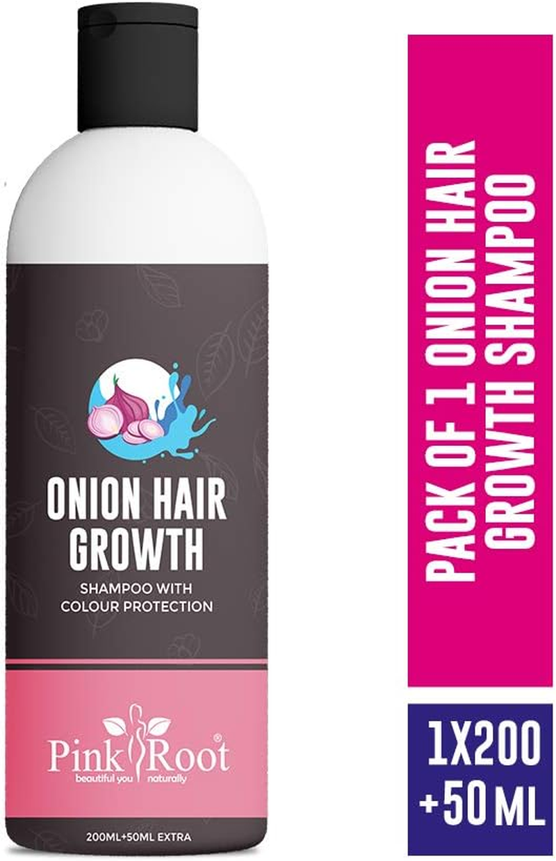 Pink Root Onion Hair Growth Shampoo (200+50)Ml image number 1