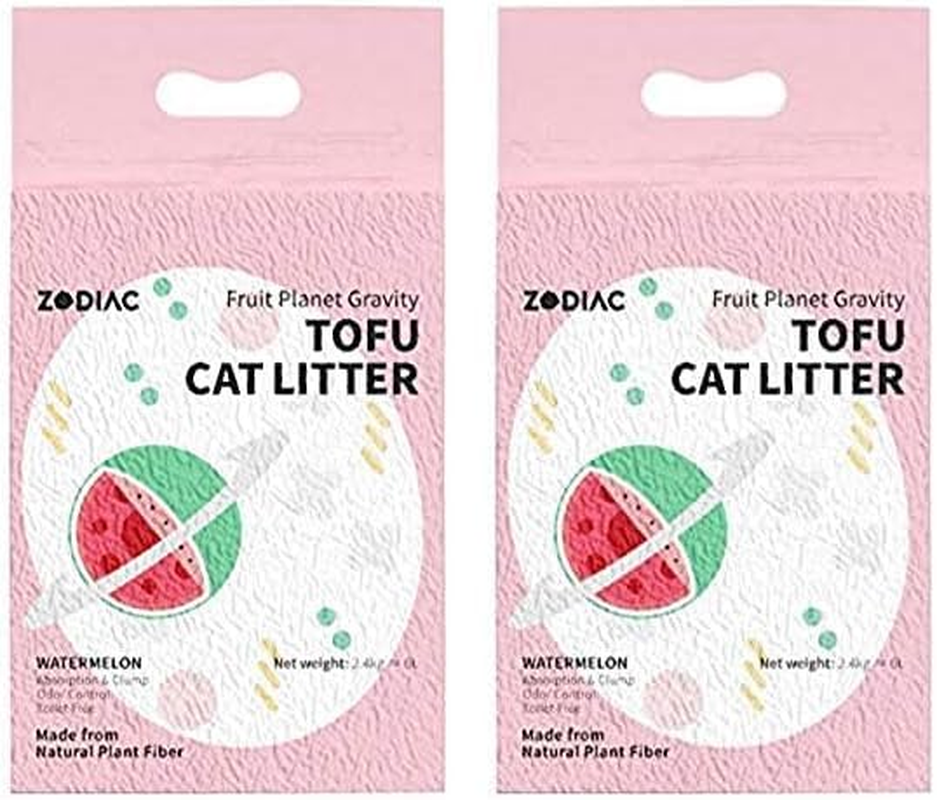 Zodiac ZL2434 Fruity Tofu Cat Litter, 7 Liter (Pack of 2) image number 1