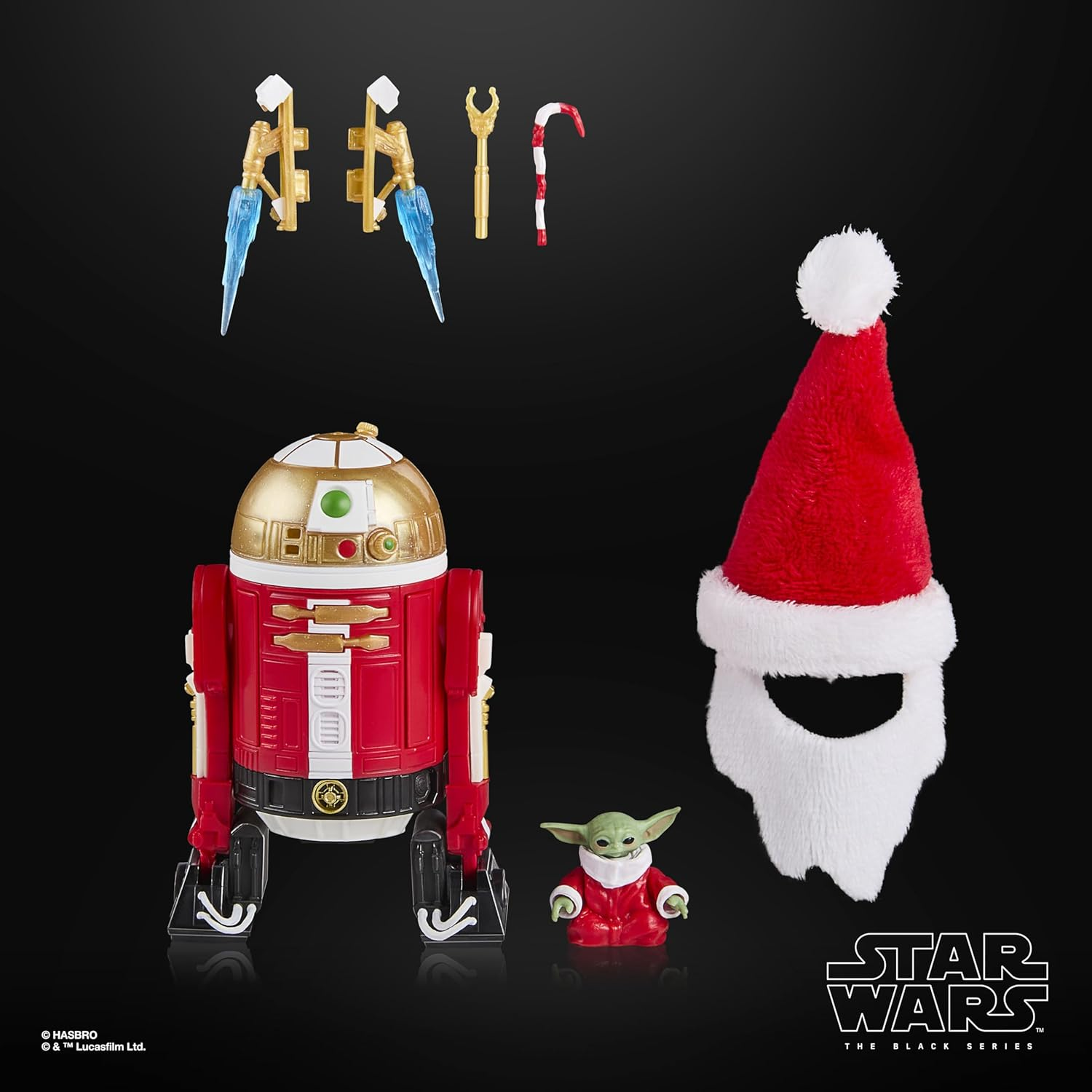 Star Wars the Black Series Astromech Droid (Holiday Edition), Star Wars Premium Collectible 6 Inch Action Figure