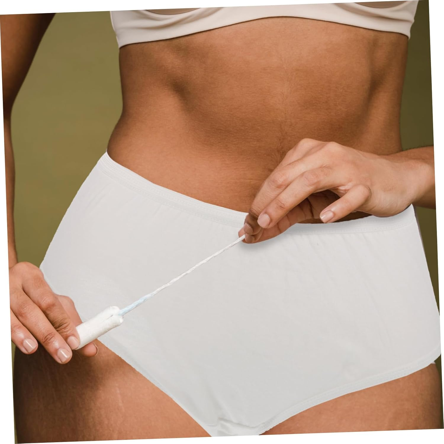 4Pcs Disposable Postpartum Confinement Pants Supple Women Panties for Pregnant Women Portable Sanitary Pants Postpartum Confinement Supplies White image number 4