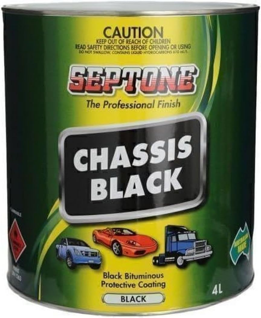 Septone Black, 4 Litre Chassis Paint
