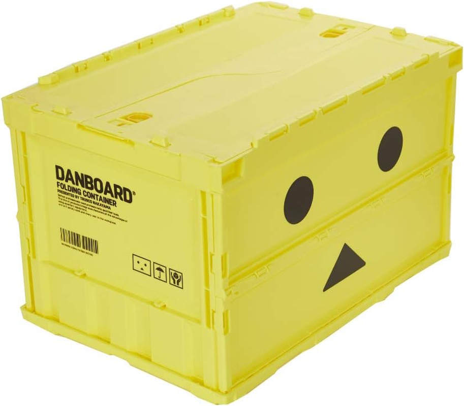 Trusco Nakayama (TRUSCO) TRC50BADNBGN Thin Folding Container with Lock Lid, Green Storage Case, Storage Box