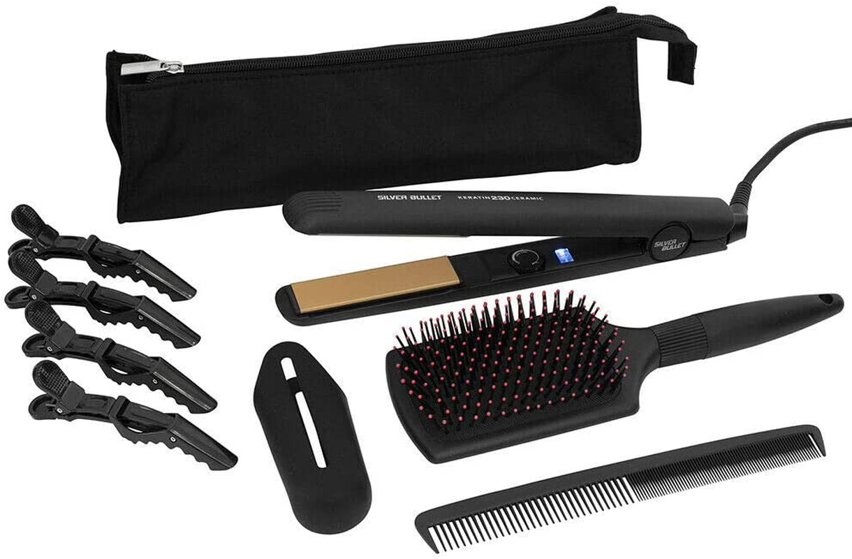 Silver Bullet Keratin 230 Ceramic Hair Straightener, 25Mm image number 2