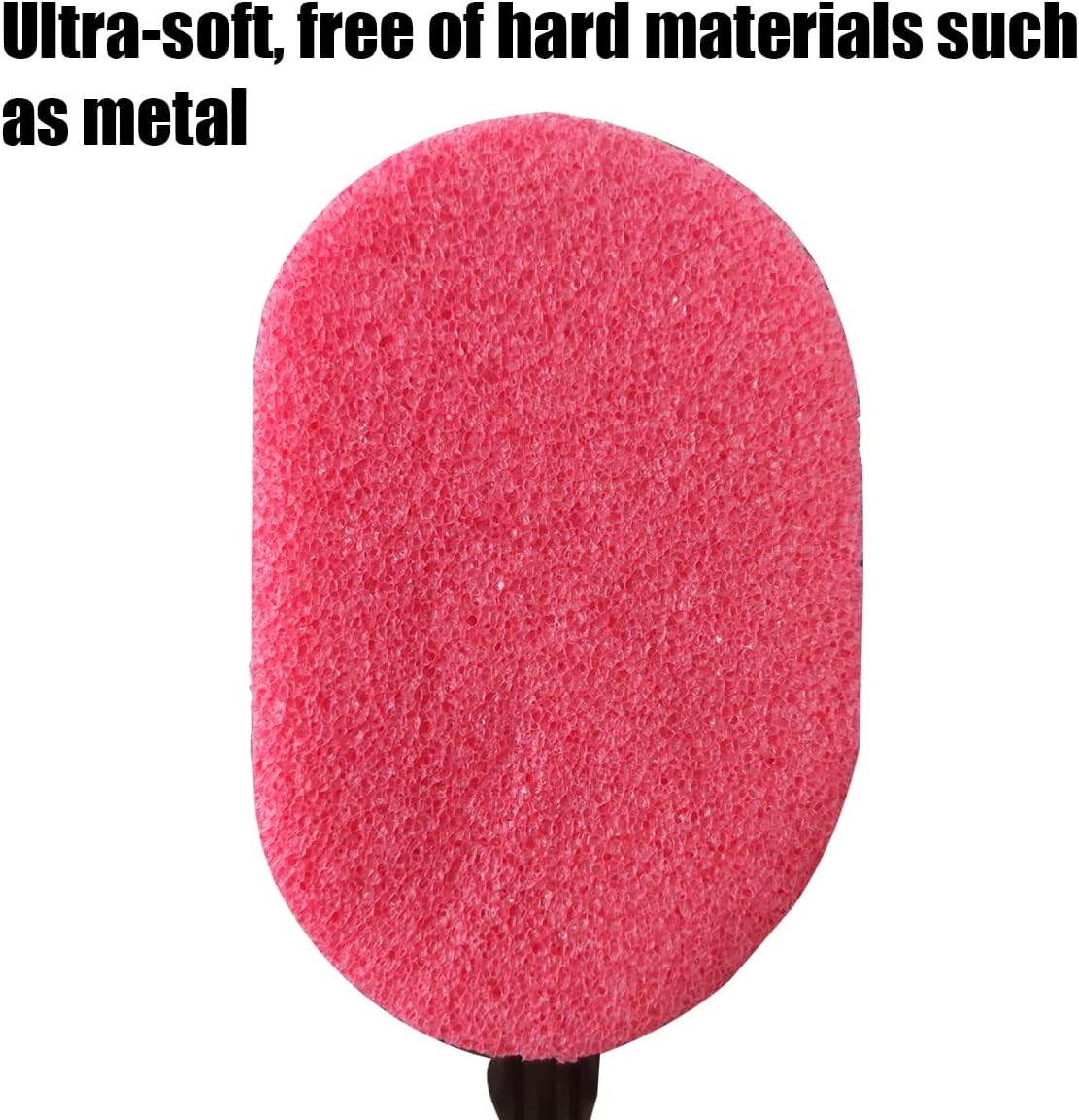 JNNJ Tyre Shine Applicator Brush, Car Tyre Brush with Long Handle, Tyre Care Applicator, Car Tyre Wax Polishing Sponge, Cleaning Brush for All Car Tyres image number 3