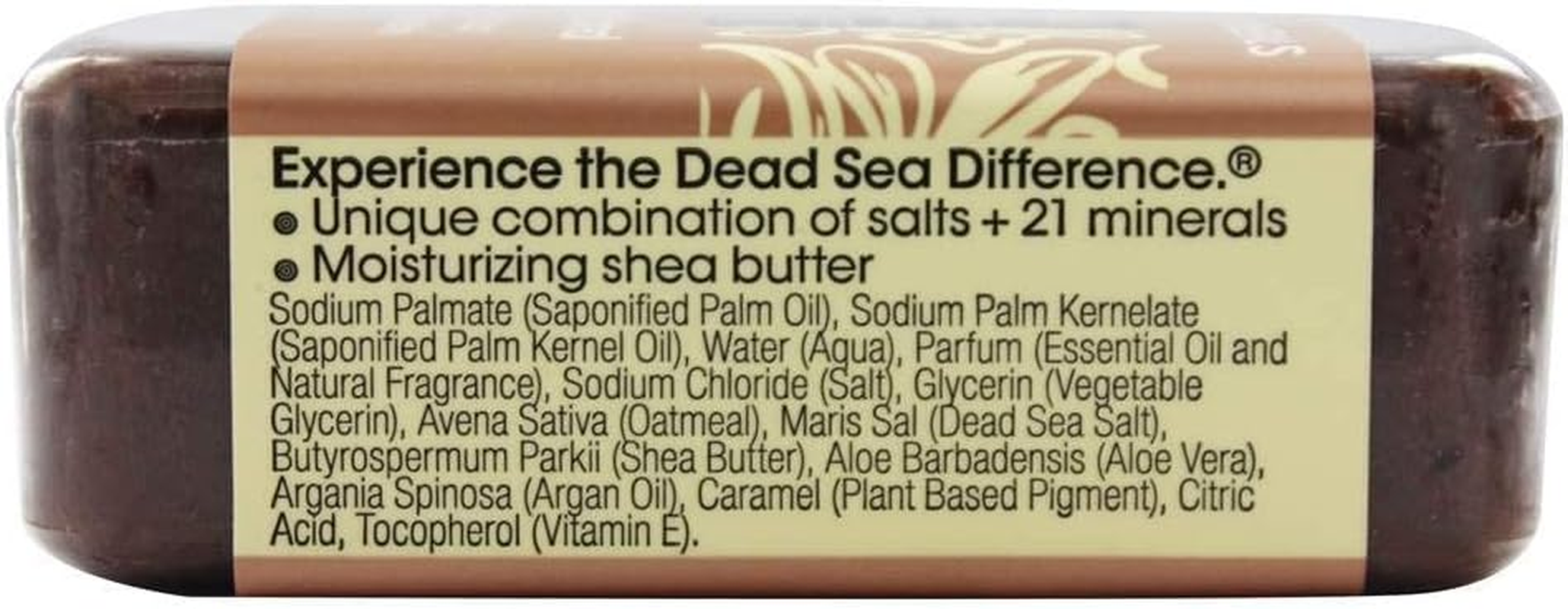 One with Nature - Dead Sea Mineral Bar Soap Mild Exfoliating Vanilla Oatmeal - 7 Oz. image number 2