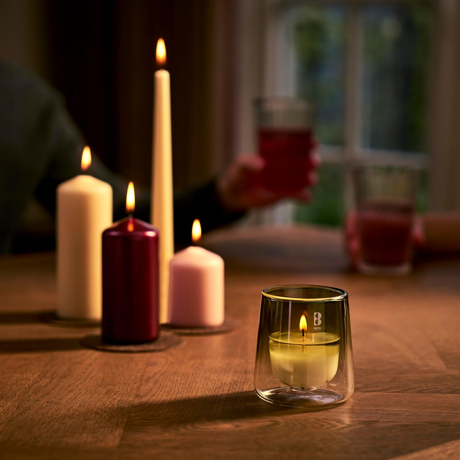 Bolsius - Pillar Candle - Light Pink - 12 Cm - Burning Time 33 Hours - with Natural Extracts - Natural Plant Wax - without Palm Oil image number 5