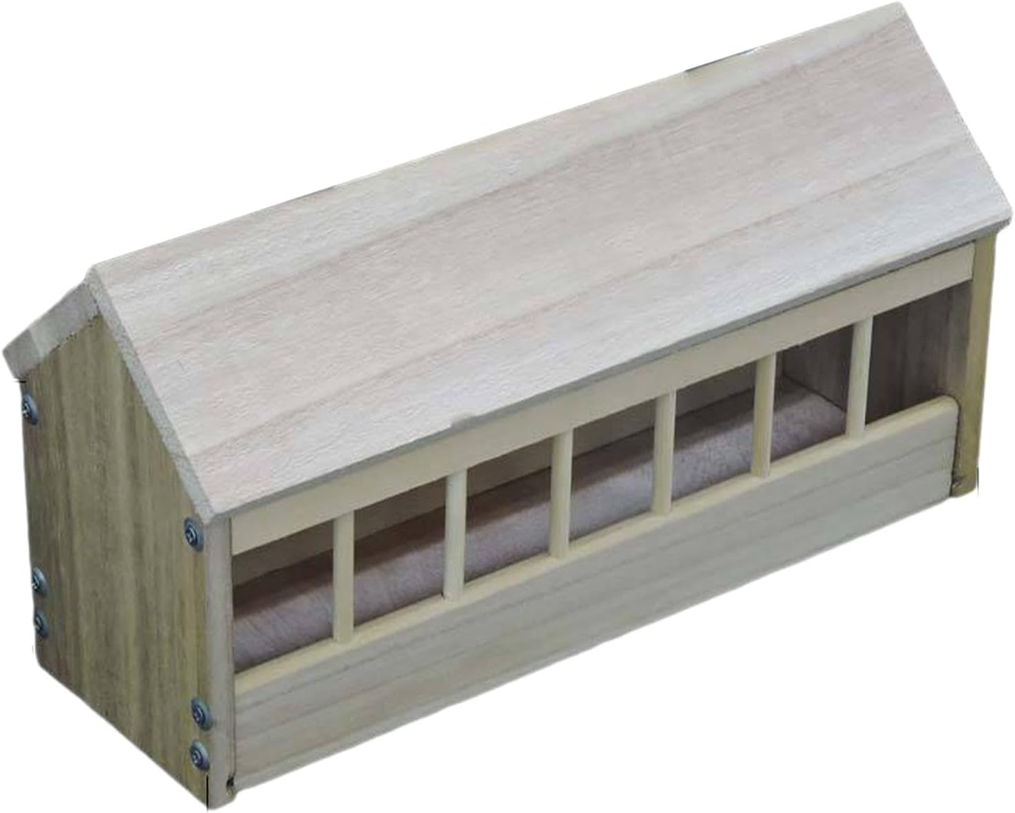 ＡＷＨＡＯ Pigeon Feeder, Poultry Feeder, Wooden Dish, Bird Dispenser for Pigeons, Chicks, Poultry image number 1