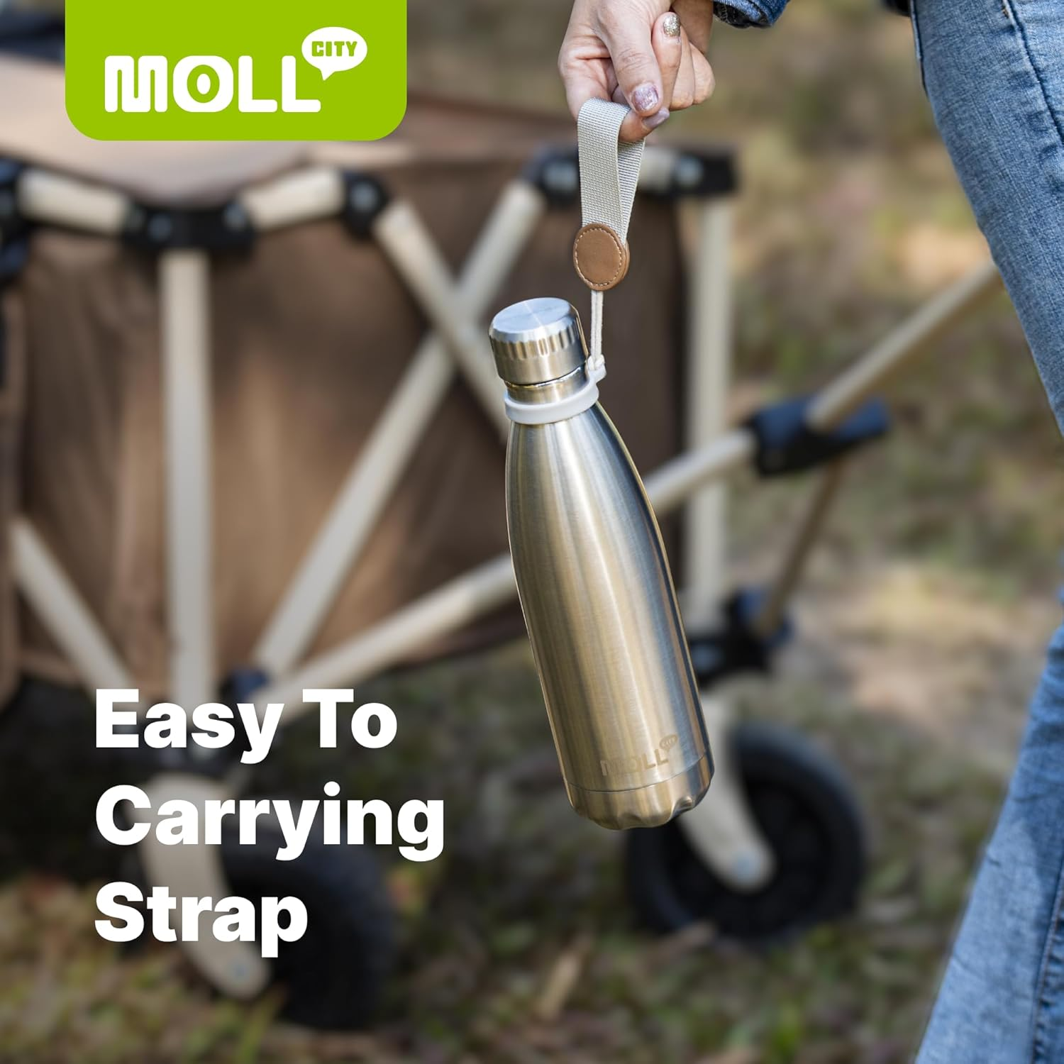 Kids Water Bottle, 350ML Stainless Steel Vacuum Insulated Small Water Bottle for Kids Leak Proof (Silver) image number 1