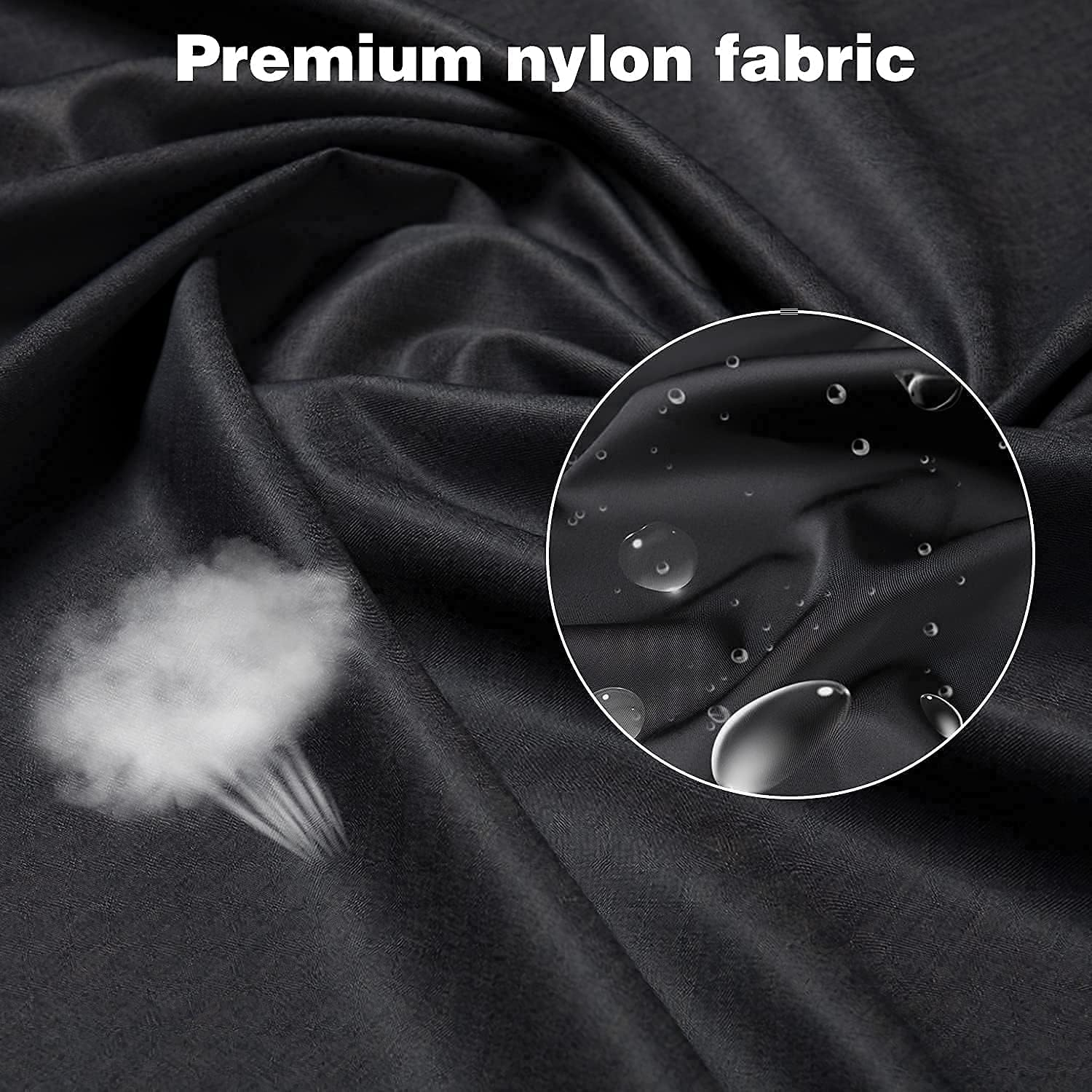 Professional Salon Barber Cape, Hairdressing Waterproof Hair Cutting Cape with Adjustable Snap Closure,Hairdressing Salon Cape,Salon Equipment for Hair Stylist and Home Usehaircut Cape,Black image number 1