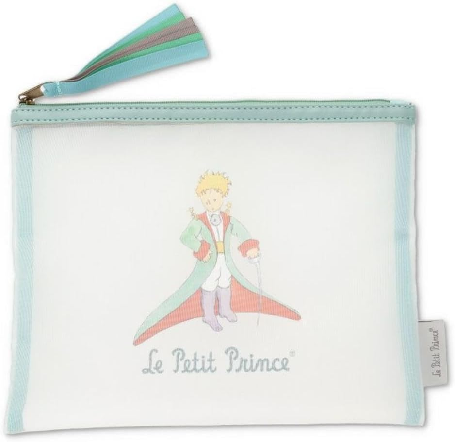 The Little Prince Flat Mesh Pouch, Mint Green image number 1