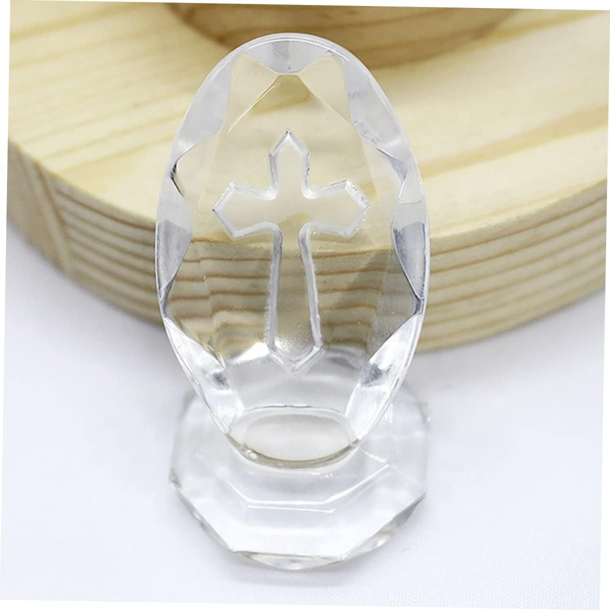 2Sets Shower Boys Baptism Girls Cross Crystal Decoration Crystal Adornments image number 3