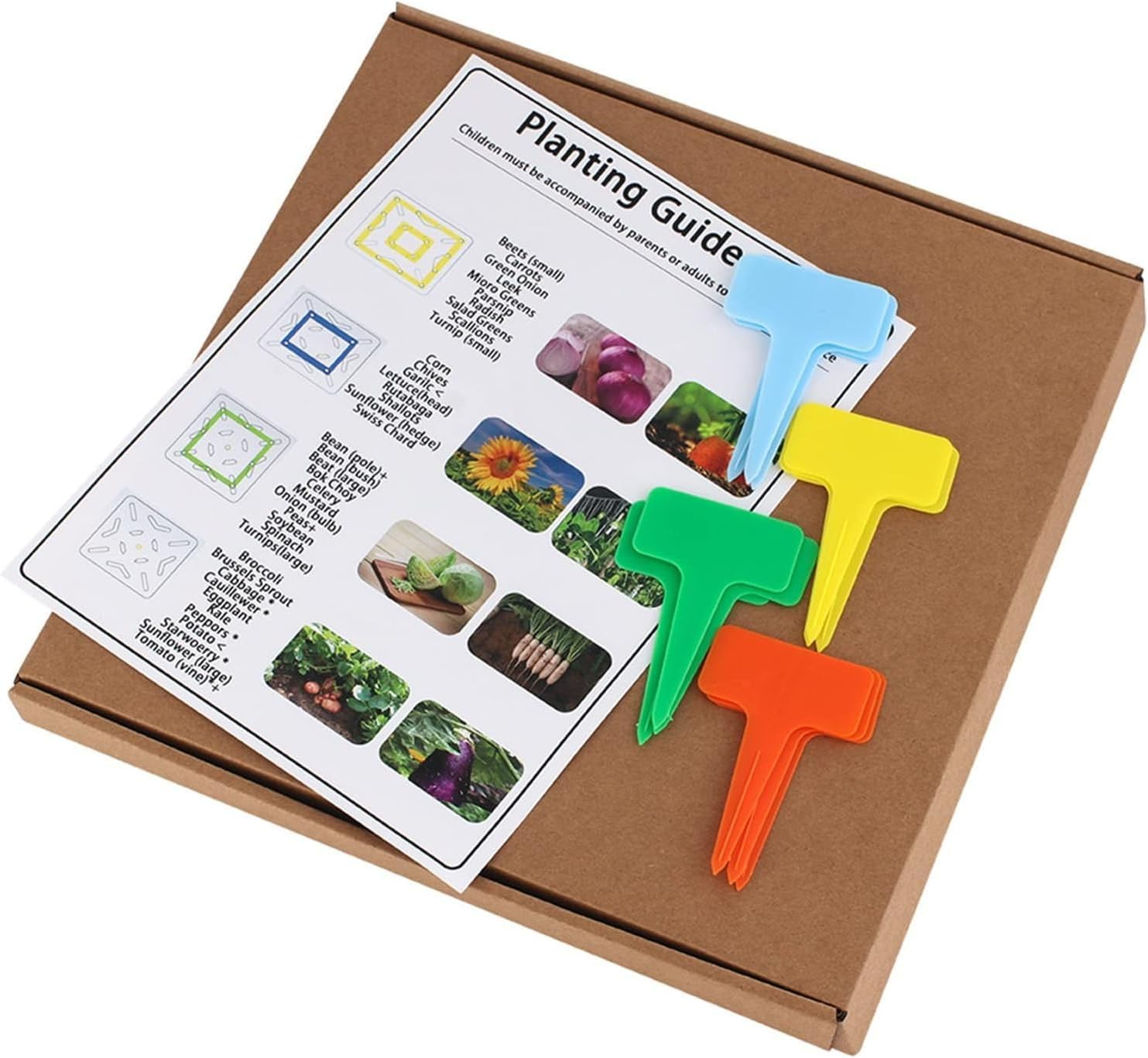 Square Foot Gardening Template | Portable ABS Square Template for Seeds Planting | Seed Sowing Tool Kit for Planting Vegetables and Fruits Gardening Supplies image number 1