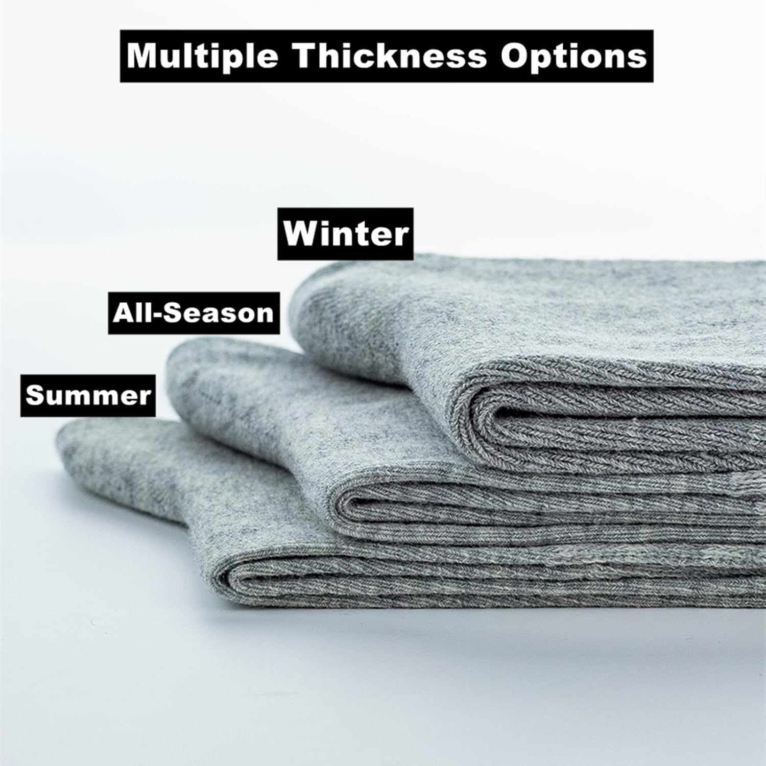 Svlftecon 4 Pack Diabetic Crew Socks Extra Wide Super Soft Non-Binding Top Edema Socks for Swollen Feet Unisex