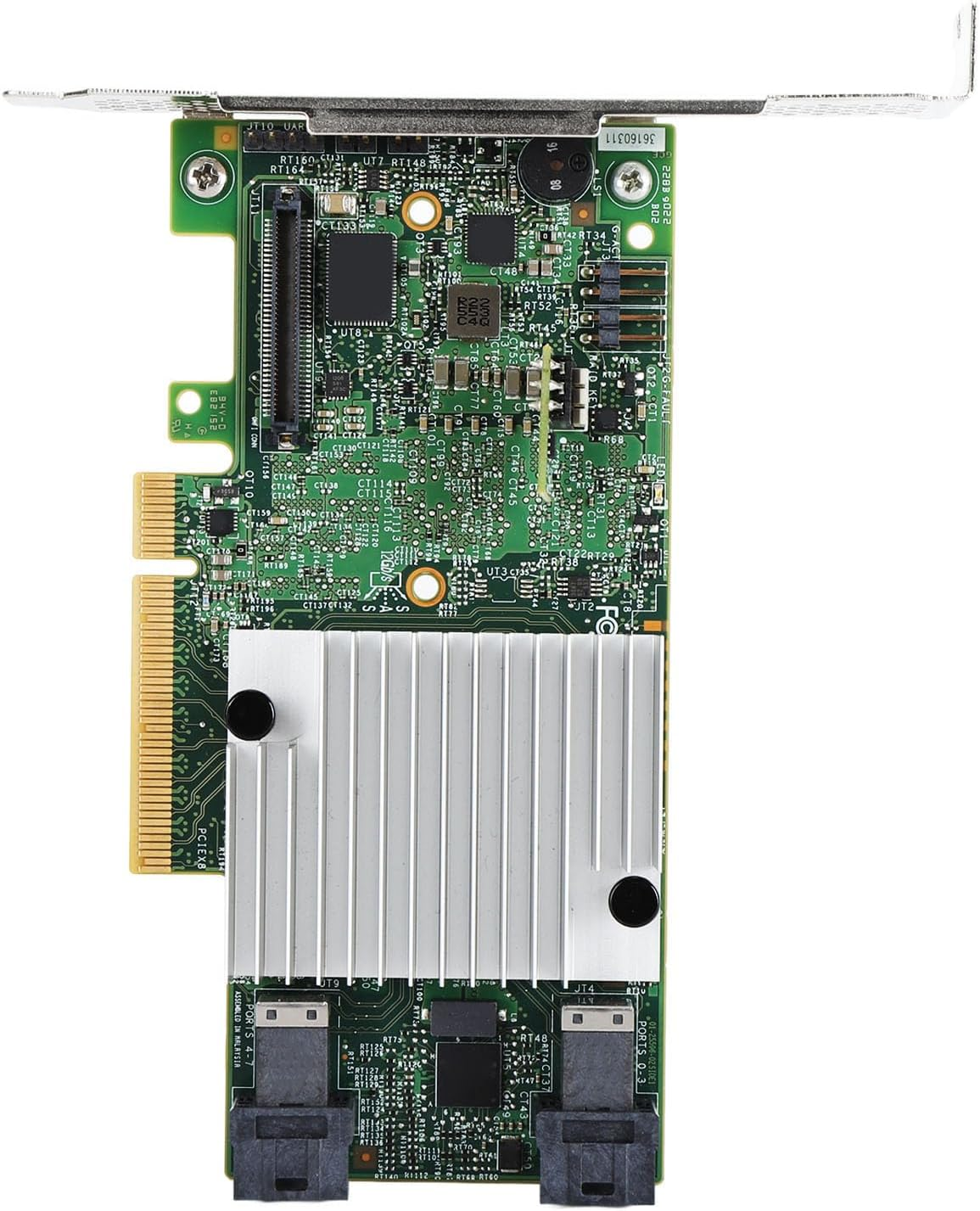 ASHATA 8 Port 12Gbps SAS Pcie 3.0 X8 RAID Controller Card for SAS3108 Chip, Supports PCIE 3.0 and 8X, Ideal for Desktop and Server image number 1