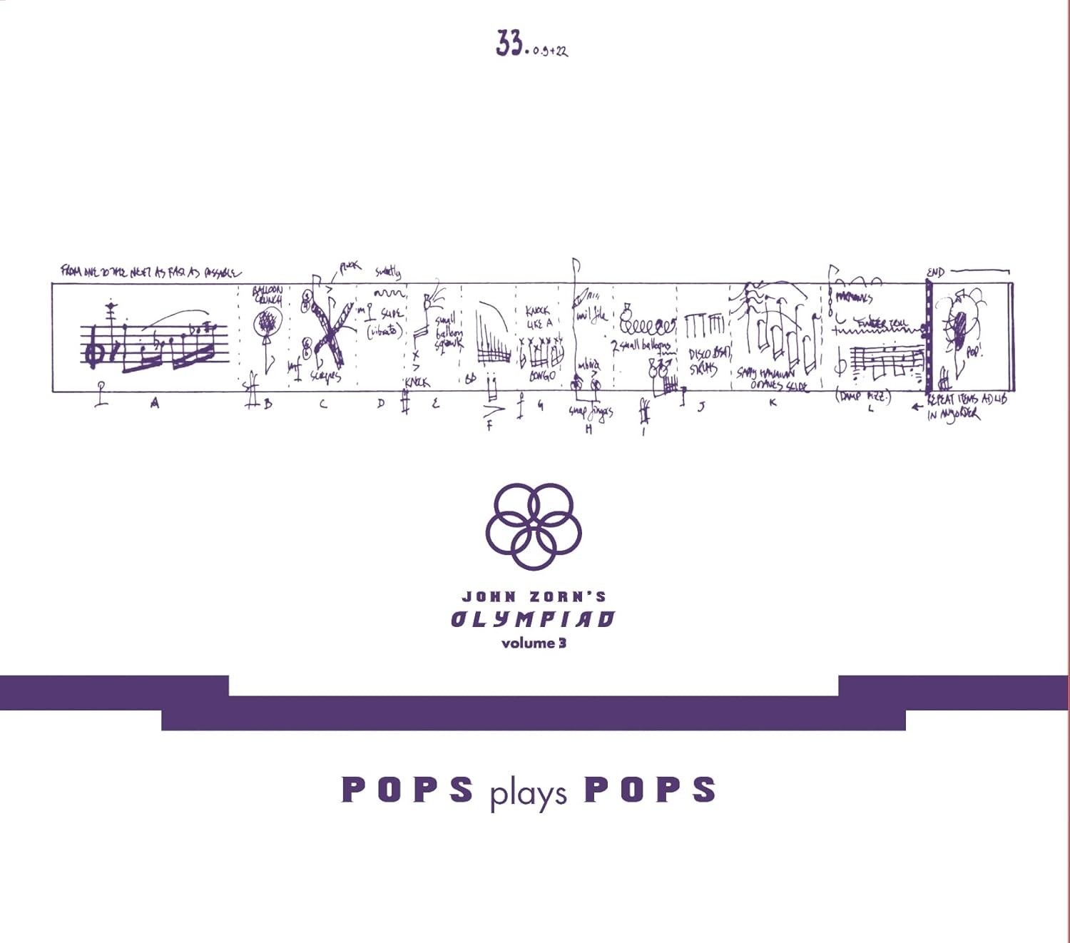 John Zorns Olympiad Vol. 3 - Pops Plays Pops