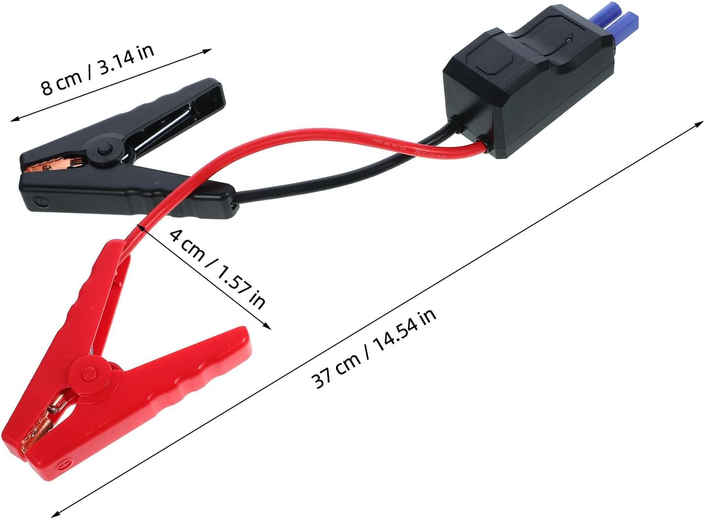 Gatuida Jump Starter Cable Replacement Jumper Cable Clamp 10Mm Battery Clamp for Car image number 6