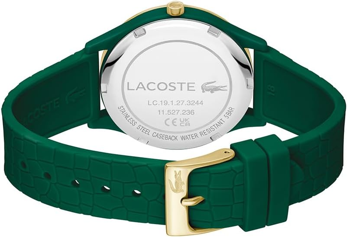 Lacoste Crocodelle Green Silicone Green Dial Women'S Watch image number 6