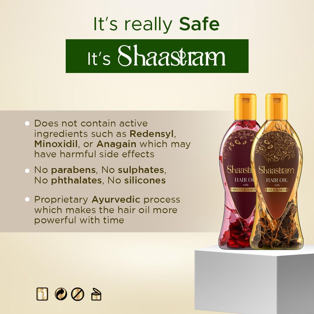 Shaastram Amla & Mulethi Hair Oil 200Ml | Hair Growth & anti Hairfall Oil | for Dense, Strong & Smooth Hair | Deep Nourishment | anti Frizz & Hair Strengthening | for Women & Men image number 5