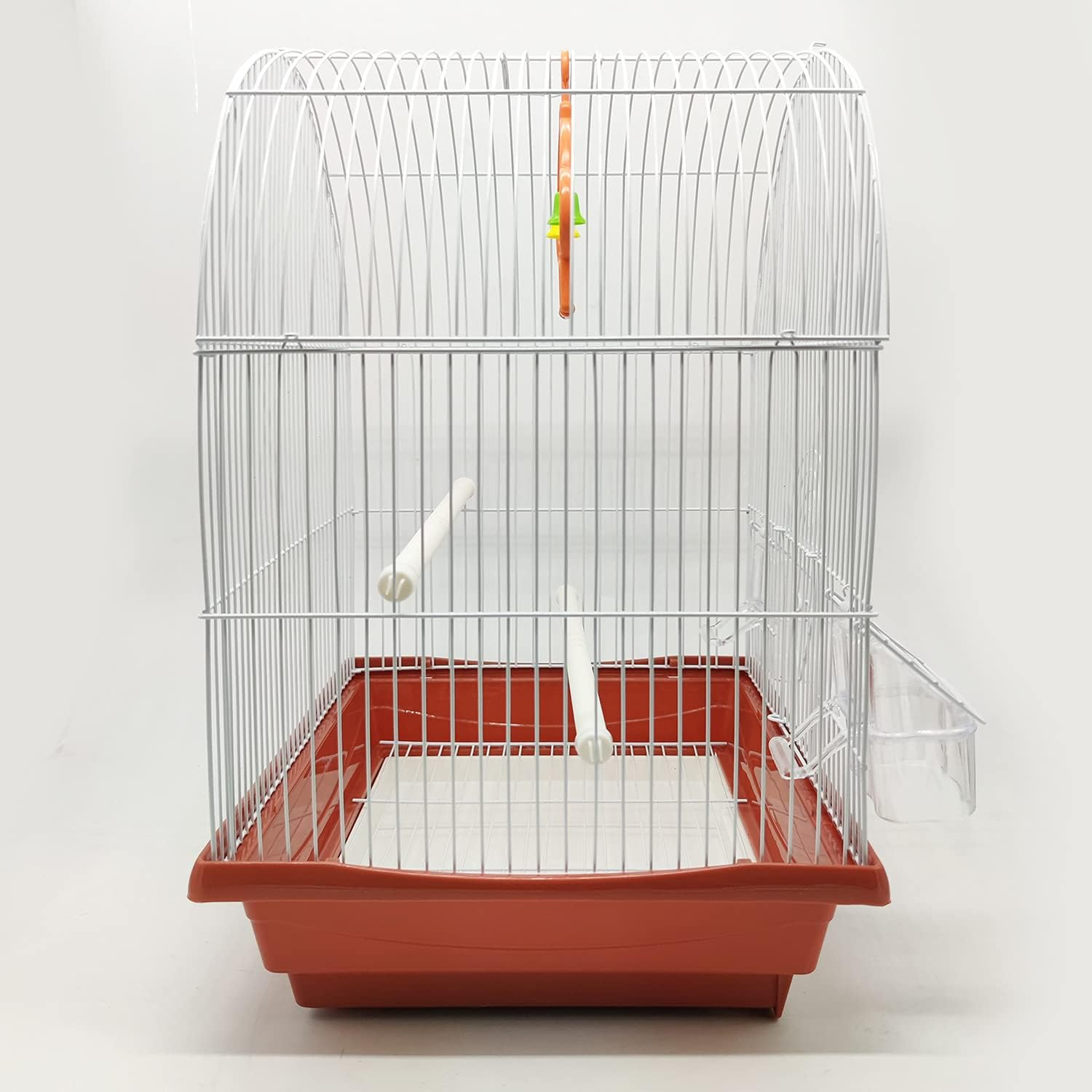 BPS Bird Cage for Budgies, Canaries with Feeding Bowl, Drinker, Jumping Swing for Peace, Random Color BPS-1232 image number 4