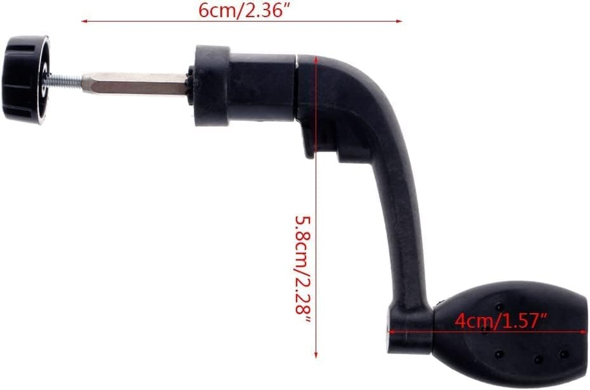 1Pcs Universal Plastic Power Handle Fishing Reels Crank Rock Arm Spinning Wheel Grasp, Fishing Accessories
